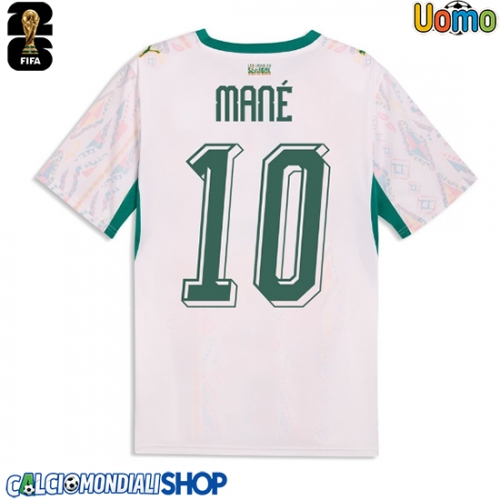 Maglie da calcio Senegal Sadio Mane #10 Prima Maglia Mondiali 2026  Manica Corta